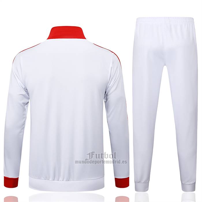 Chandal de Chaqueta del Bayern Munich 125 Aniversario Nino 2025-2026 Blanco